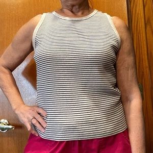 LRL Lauren Ralph Lauren striped tank top size: XL